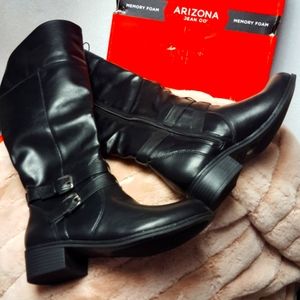 NIB womens Arizona Denver tall black boots 7 & 7.5